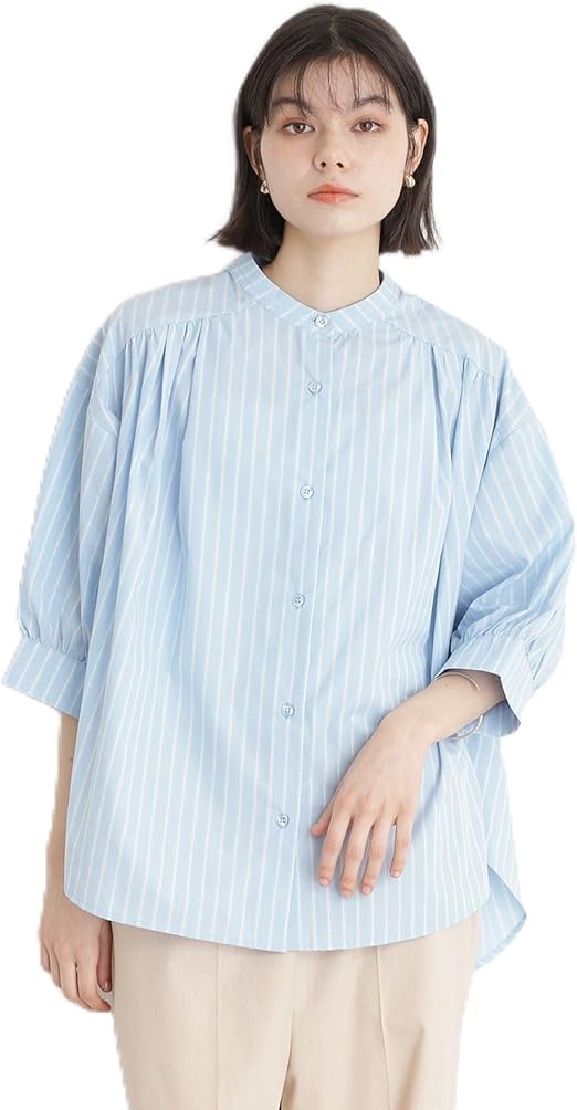 Amazon | [ ザショップティーケー ] シャツ・ブラウス 【体型カバー】6